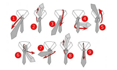 打领带的方法图解，三种方法(马车夫结最简单/常用)