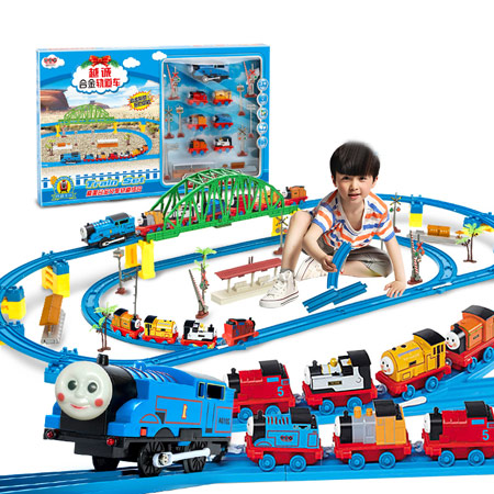 遥控火车轨道玩具 男童玩具