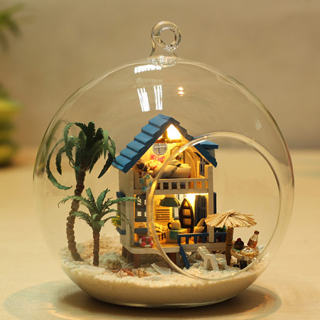 爱琴海小屋玻璃球