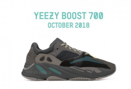 椰子700 Boost新款灰蓝怎么样 Yeezy 700 Boost灰蓝配色10月发售