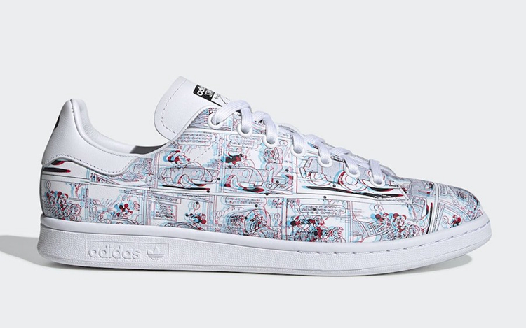 adidas,Mickey Mouse,Stan Smith  经典米老鼠 + 3D 漫画！这三双迪士尼联名鞋你打几分？