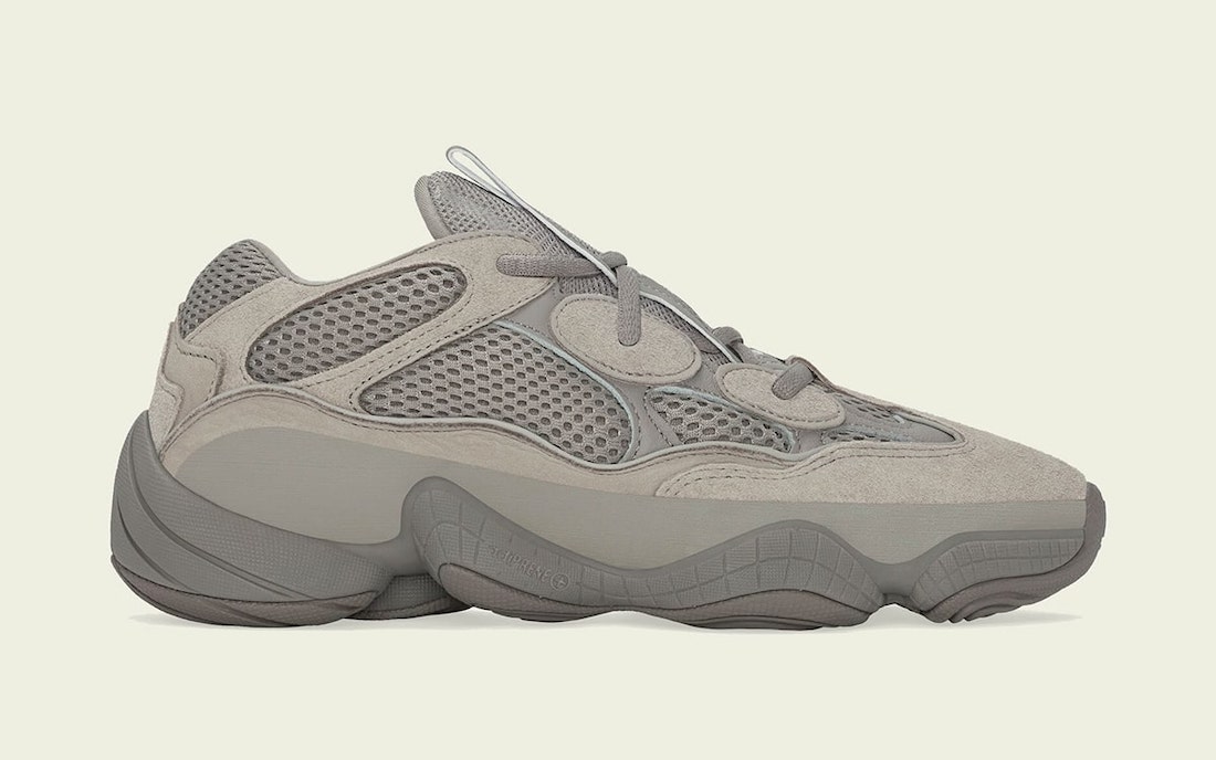 adidas,Yeezy 500,Ash Grey,GX36  下月发售！「浅灰」Yeezy 500 官图曝光！