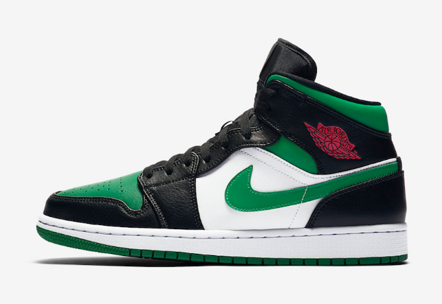 Air Jordan 1 Mid “Pine Green”发售 黑绿 AJ1 Mid “Pine Green”实物赏析