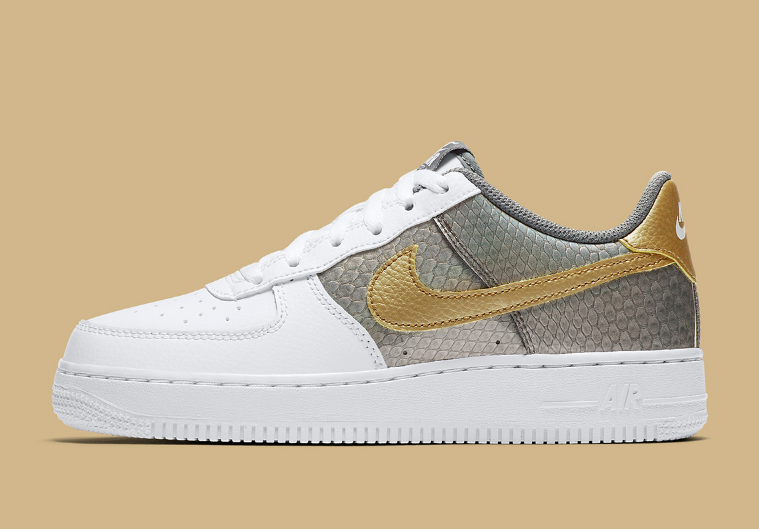 AF1 Low For Kids滑蛇皮配色发售 AF1 Low For Kids滑蛇皮配色实物欣赏