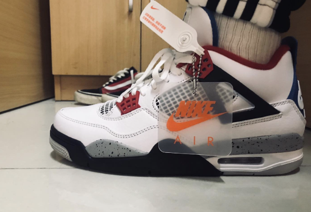 aj4红蓝鸳鸯开箱上脚测评 aj4红蓝鸳鸯会涨吗