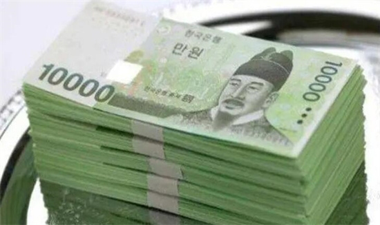 十万韩元等于多少人民币，542.85元人民币(具要根据当天汇率)